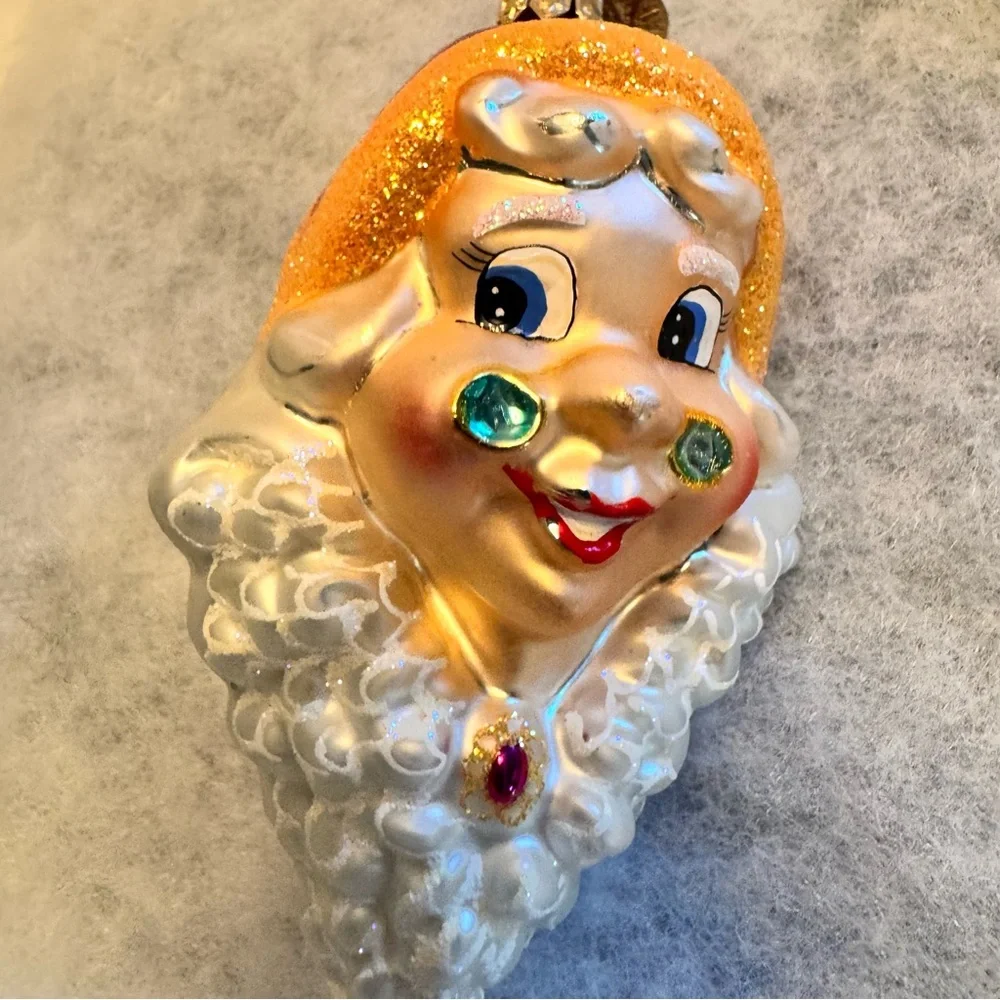 Christopher Radko Vintage Santa Two’s Company‎ Ornament Double Sided Santa Claus